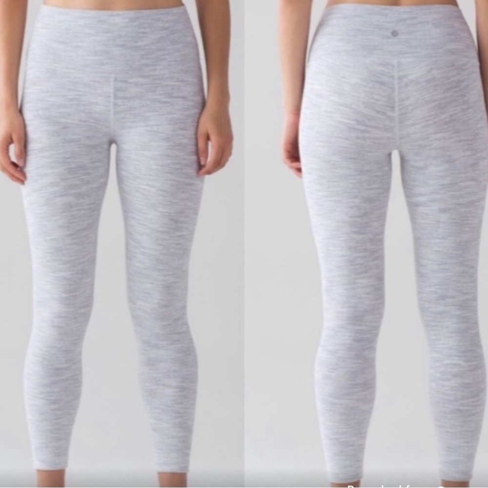Lululemon wunder under leggings we are from space nimbus 25”
